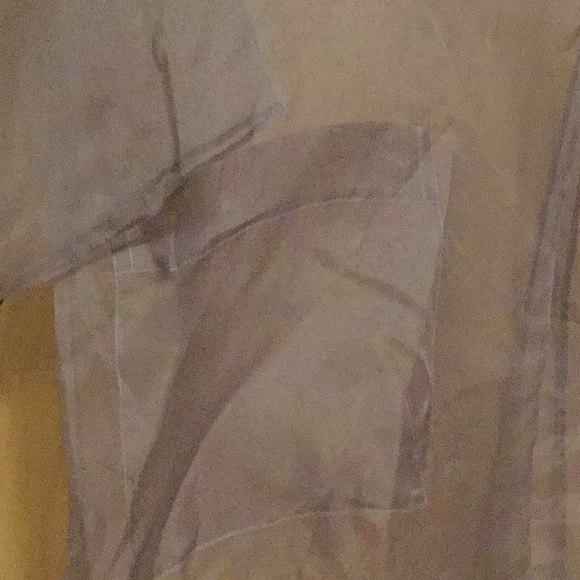 Eileen Fisher Sheer Silk Organza Open Jacket - Picture 4 of 10